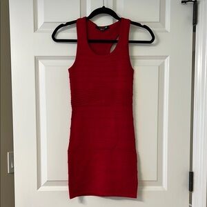 Forever 21 Red Bodycon Mini Dress